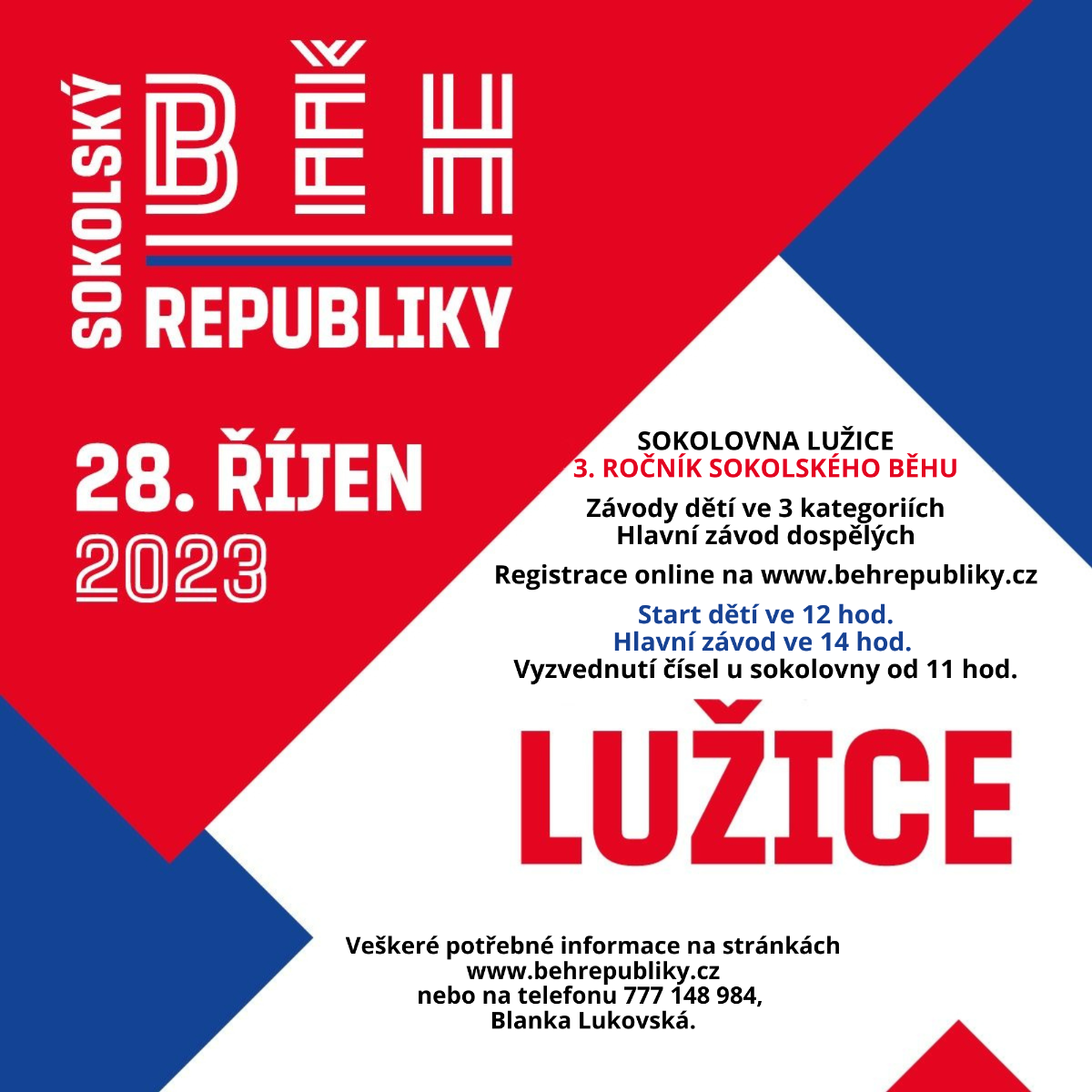 Sokolský běh Lužicemi 2023