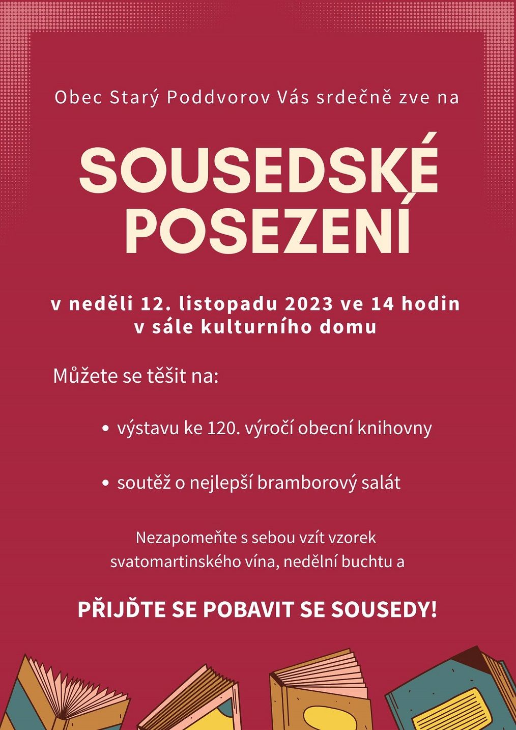 Sousedské posezení Starý Poddvorov