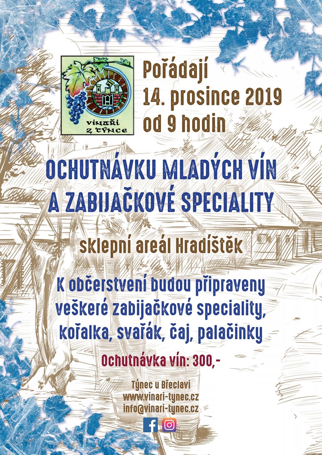 OCHUTNÁVKA MLADÝCH VÍN A ZABÍJAČKOVÉ SPECIALITY V TÝNCI