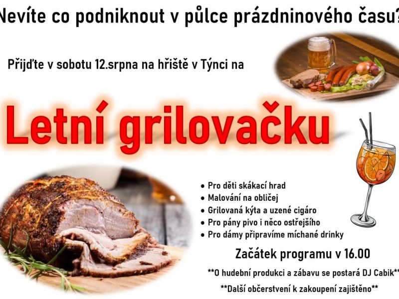 Letní grilovačka v Týnci