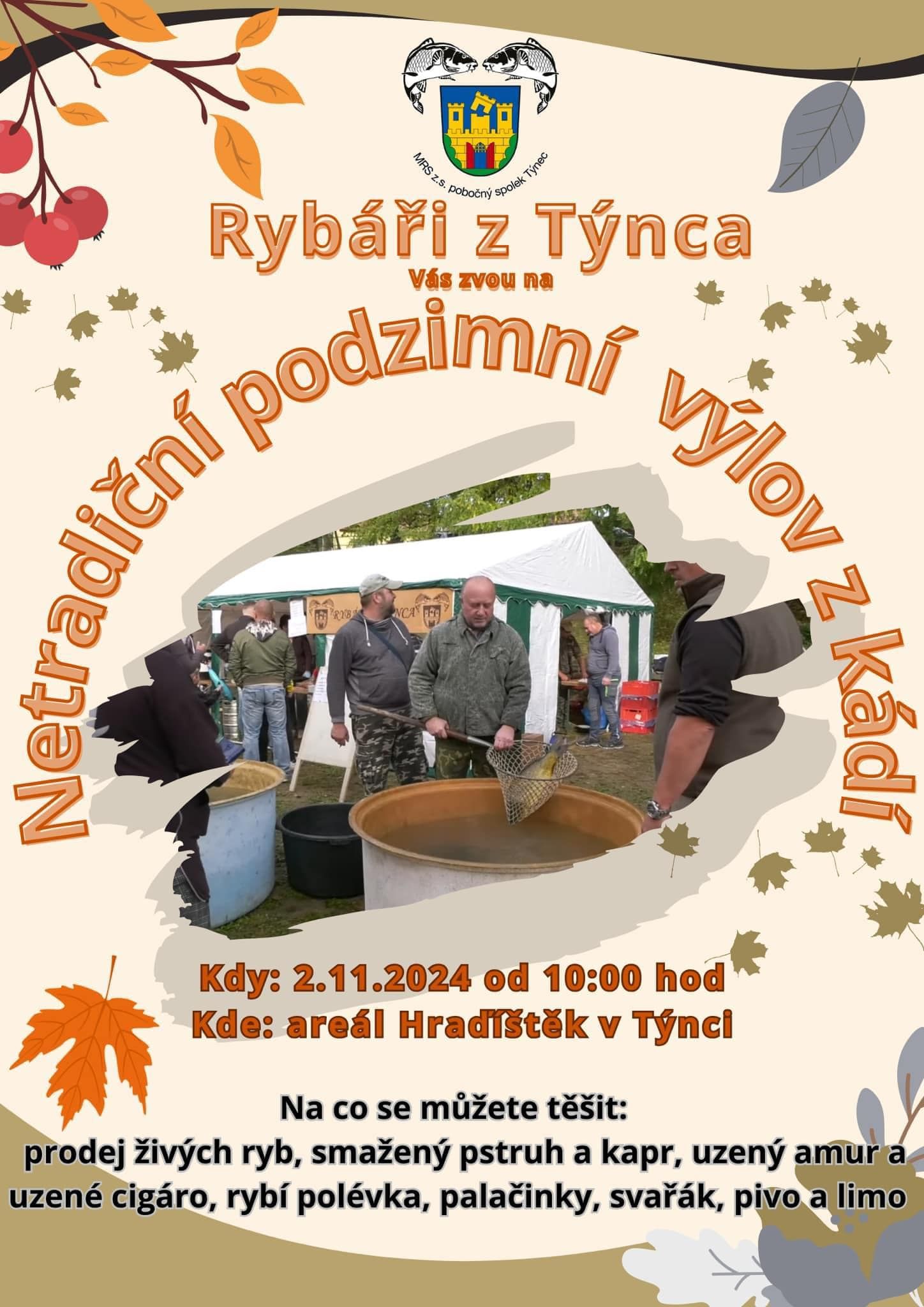 Netradiční podzimní výlov v Týnci