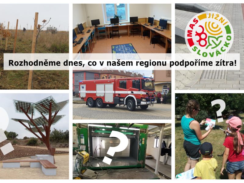Rozhodněme dnes, co v našem regionu podpoříme zítra!