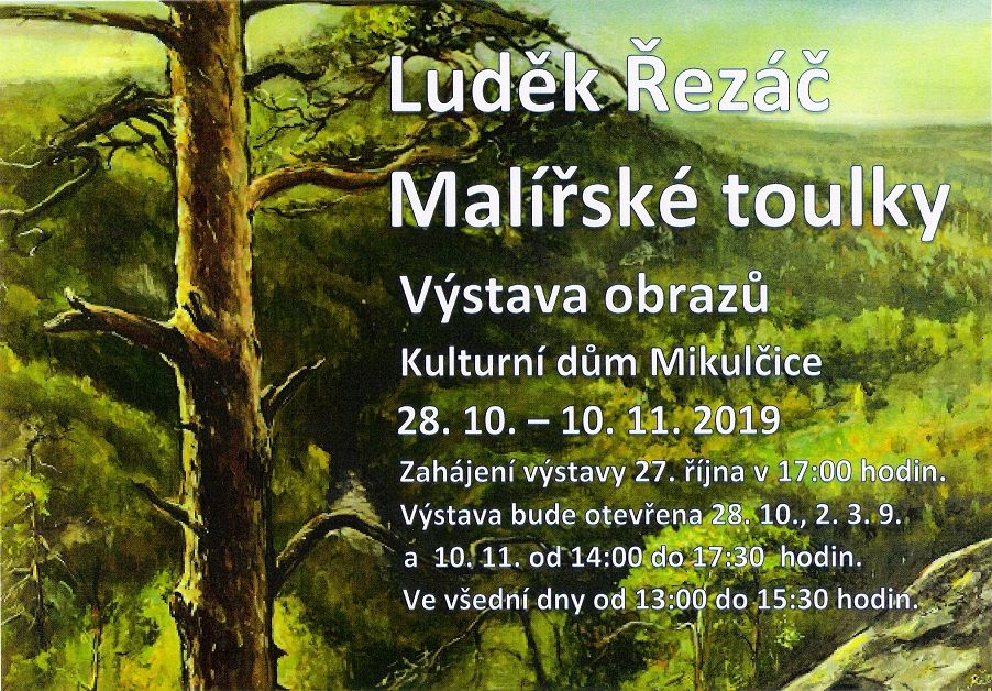 VÝSTAVA OBRAZŮ LUĎKA ŘEZÁČE