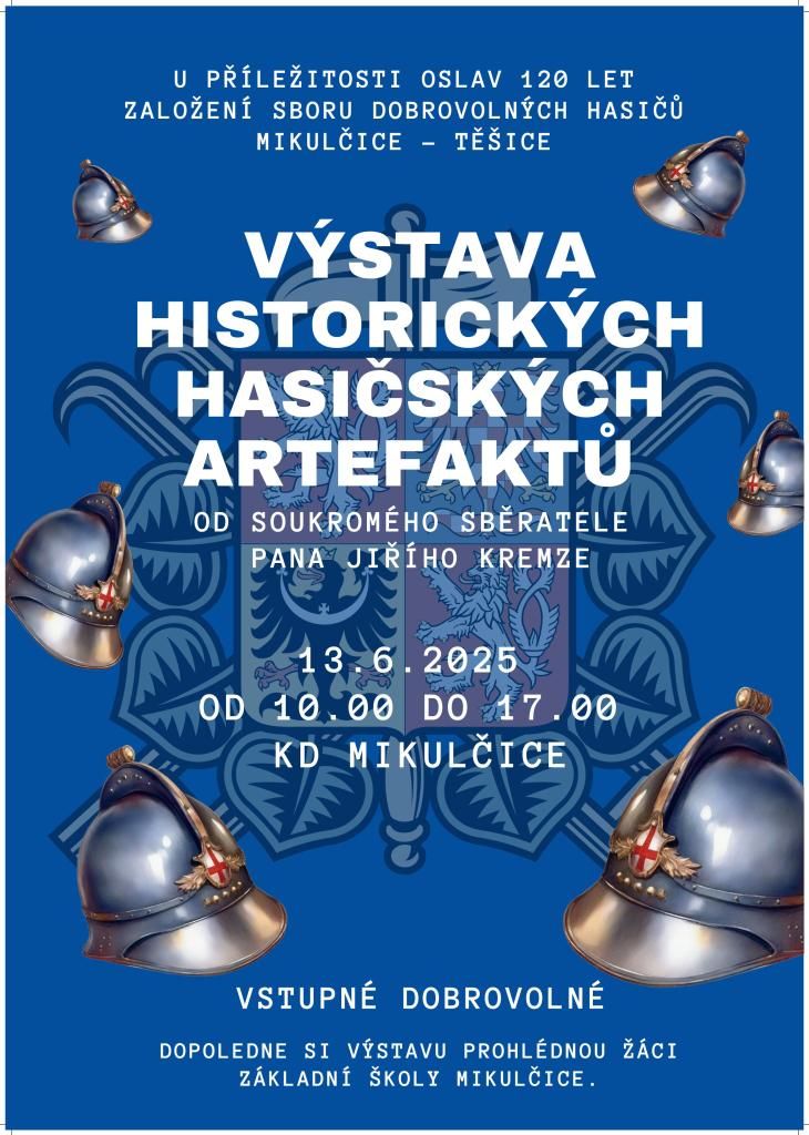 Mikulčice: Výstava historických hasičských artefaktů 120 let