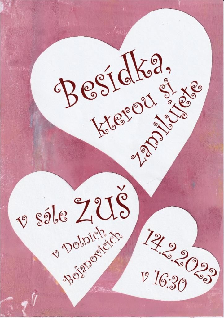 Valentýnská besídka v Dolních Bojanovicích