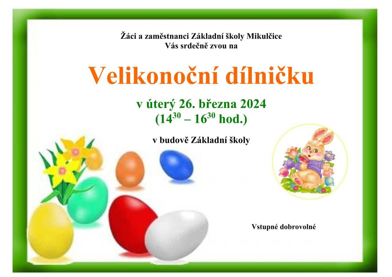 Velikonoční dílnička v Mikulčicích