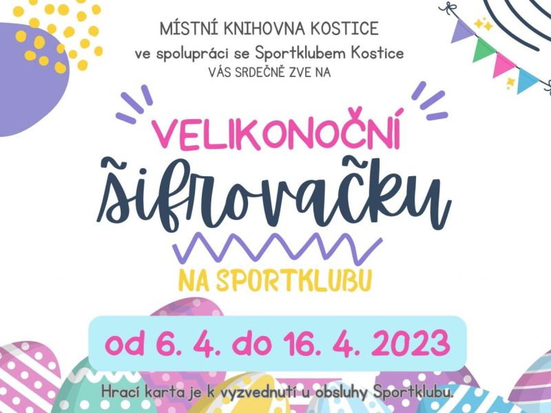 Velikonoční šifrovačka v Kosticích