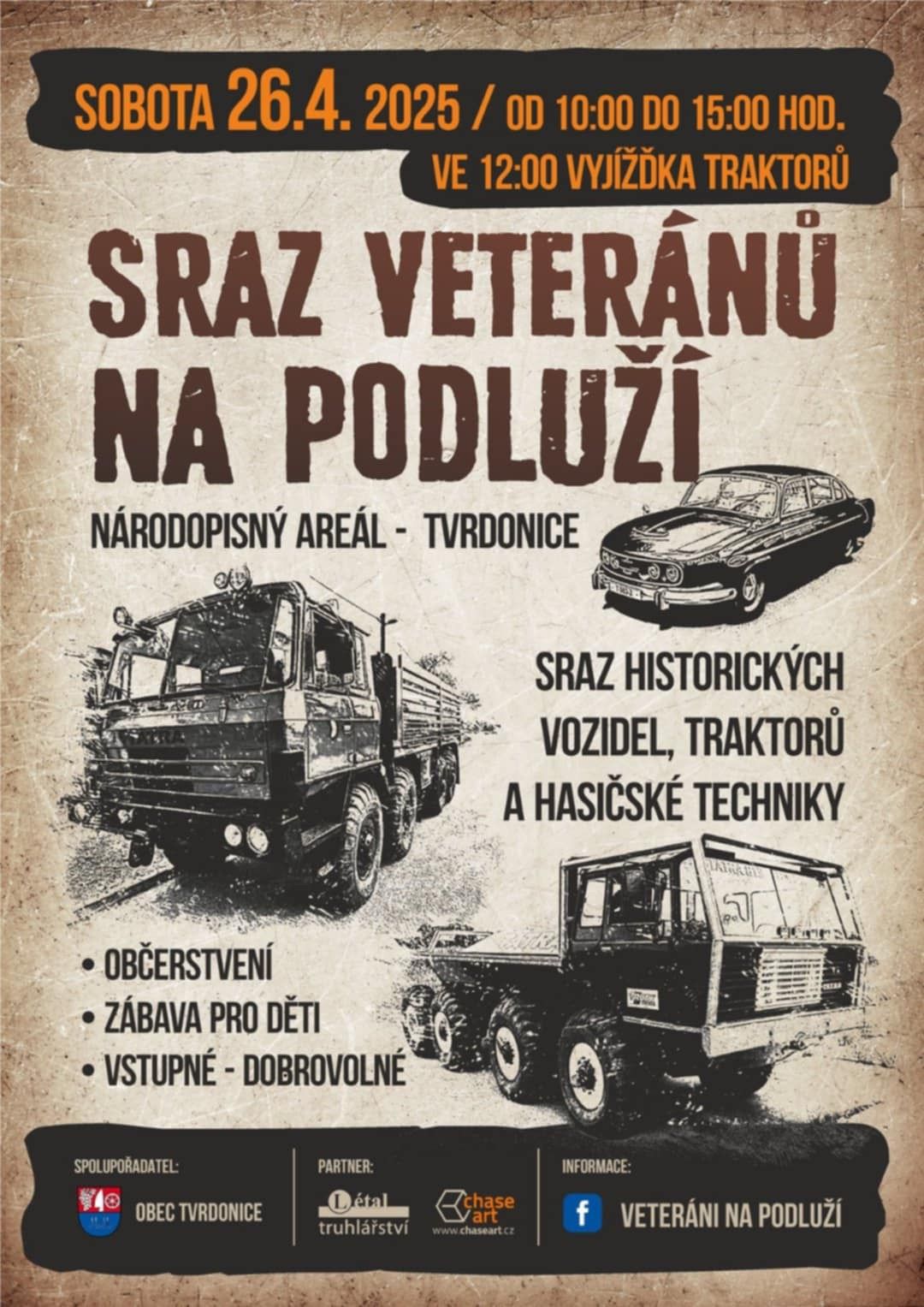 Sraz veteránů na Podluží 2025