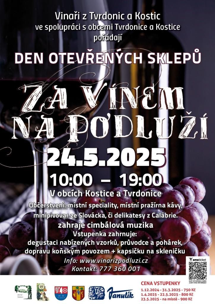 Za vínem na Podluží - Den otevřených sklepů v Kosticích a Tvrdonicích