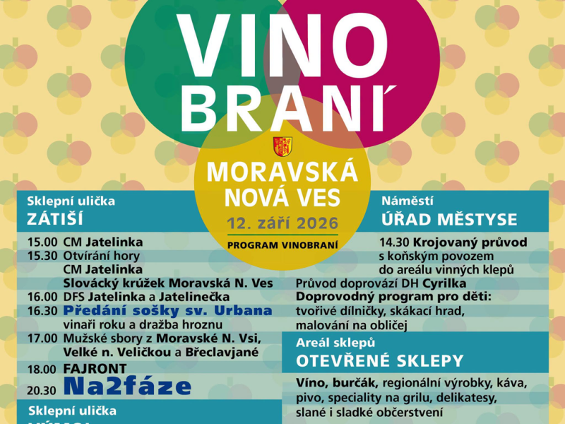 Vinobraní v Moravské Nové Vsi
