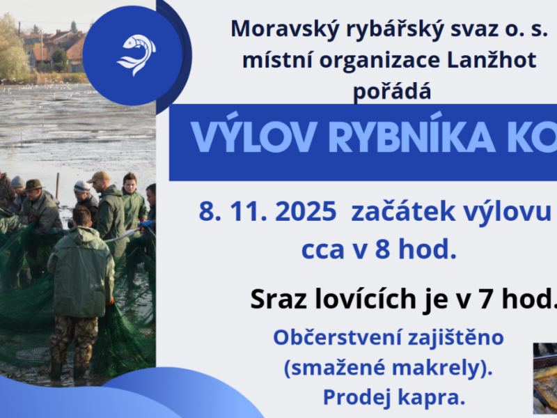 Výlov rybníka Kout