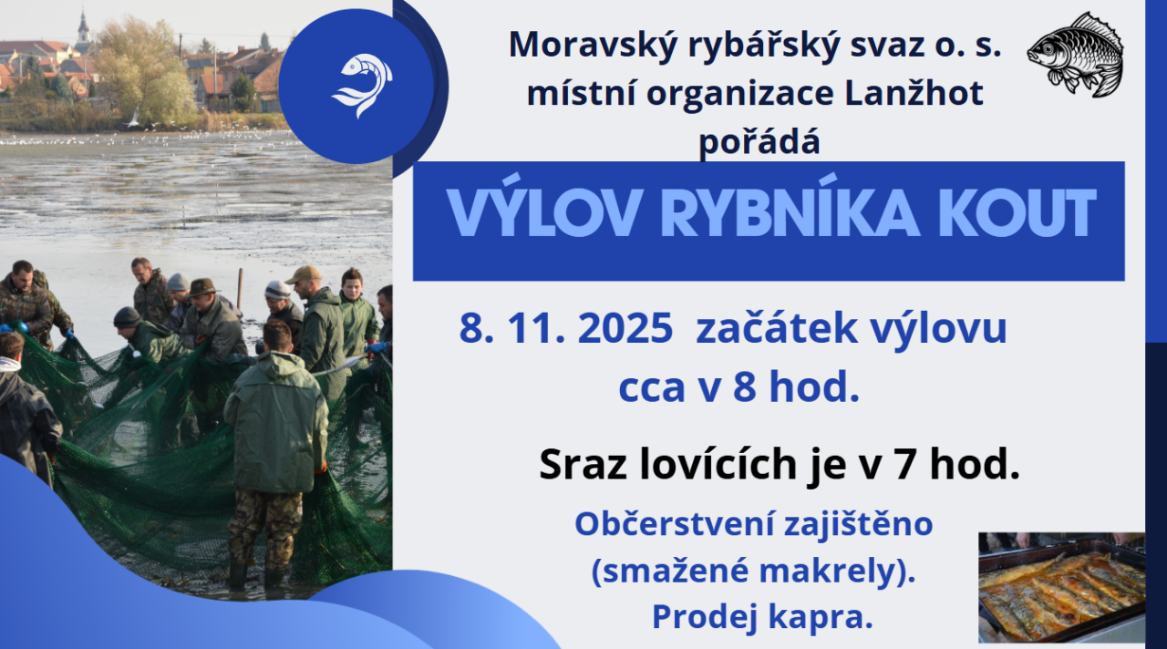 Výlov rybníka Kout